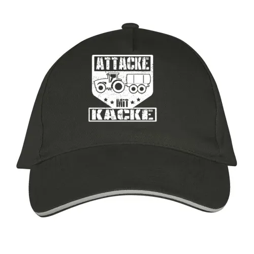 Bauer Landwirt Feldarbeit Gülle Attacke Mit Kacke Sonstig. Cap