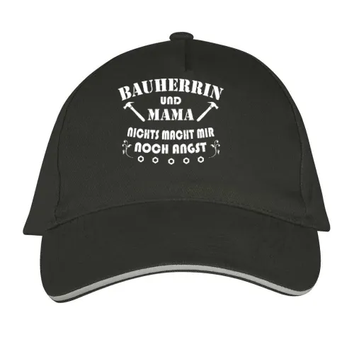 Bauherr Hausbau Baustelle Bauherrin Mama Spruch Sonstig. Cap