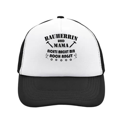 Bauherr Hausbau Baustelle Bauherrin Mama Spruch Sonstig. Cap