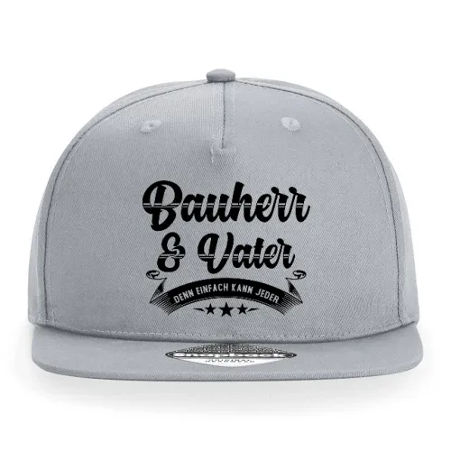 Bauherr und Vater Denn Einfach Kann Jeder Geschenk Cap