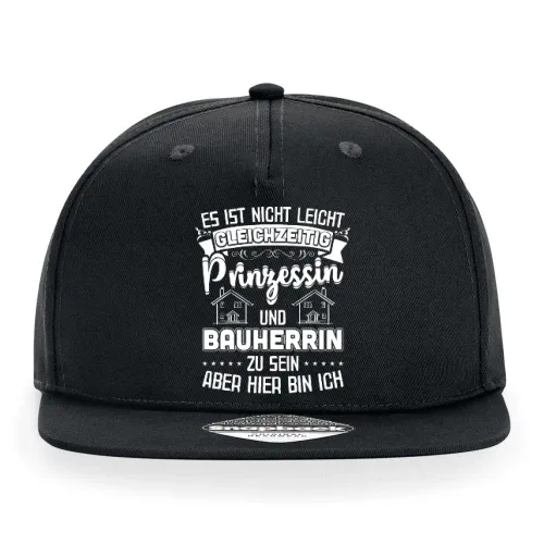 Bauherrin Prinzessin Traumhaus Eigenheim Hausbau Cap Sonstig. Snapback Rapper