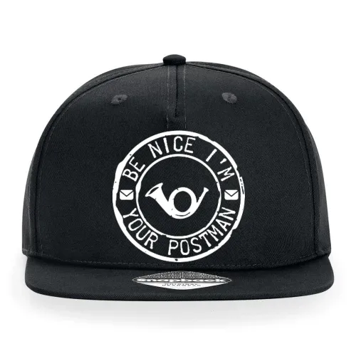 Be Nice I m Your Postman Postbote Post Zusteller Cap Sonstig. Snapback Rapper