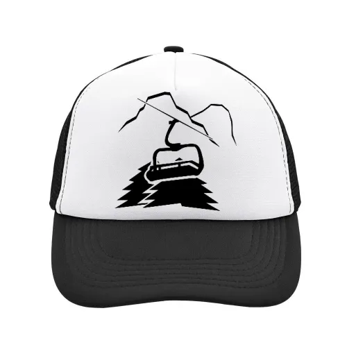 Berglandschaft mit Lift und Gipfel Sonstig. Cap