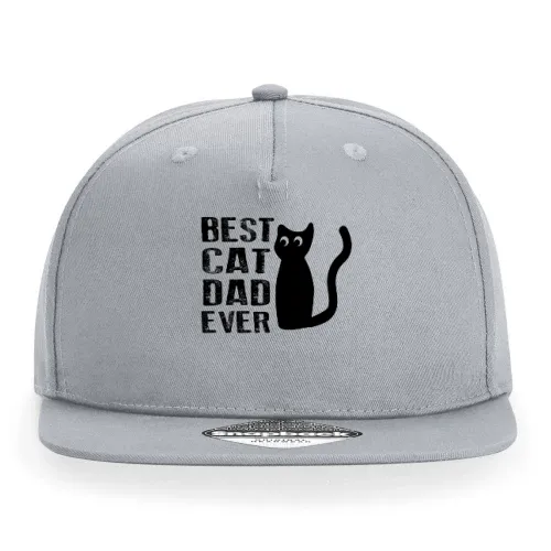 Best Cat Dad Ever Katzenliebhaber Männer Cap Sonstig. Snapback Rapper