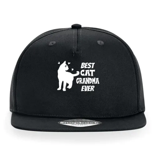 Best Cat Grandma Ever Oma liebt Katzen Cap Sonstig. Snapback Rapper