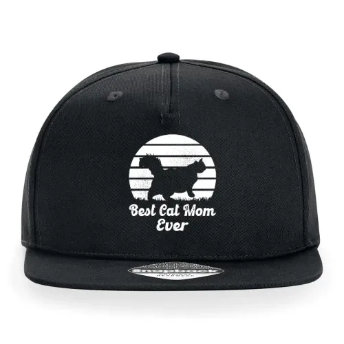 Best Cat Mom Ever Mutter liebt Katzen Cap Sonstig. Snapback Rapper