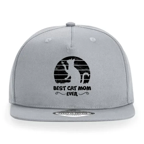 Best Cat Mom Ever Mutter liebt Katzen Cap Sonstig. Snapback Rapper