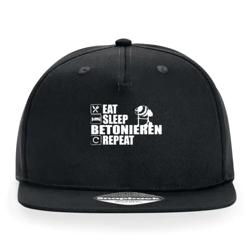 Betonmischer Maurer Eat Sleep Betonieren Repeat Sonstig. Cap Betonmischer Maurer Eat Sleep Betonieren Repeat Cap