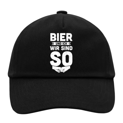 Bier und Ich Wir Sind So - Biergarten Bierzelt Motiv Sonstig. Cap