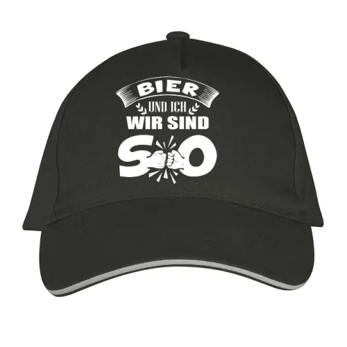 Bier und Ich Wir Sind SO Bierzelt Bierfest Dorffest Sonstig. Cap