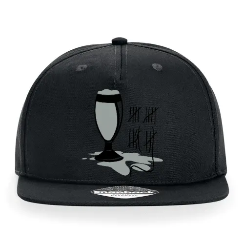 Bierglas Striche Cap Sonstig. Snapback Rapper