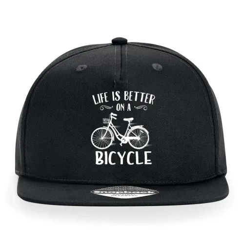 Bike Radfahrer Spruch Citybike Fahrrad Damenrad Cap Sonstig. Snapback Rapper