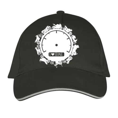 Bikerkreis mit Tachometer Cap Sonstig. Long Beach