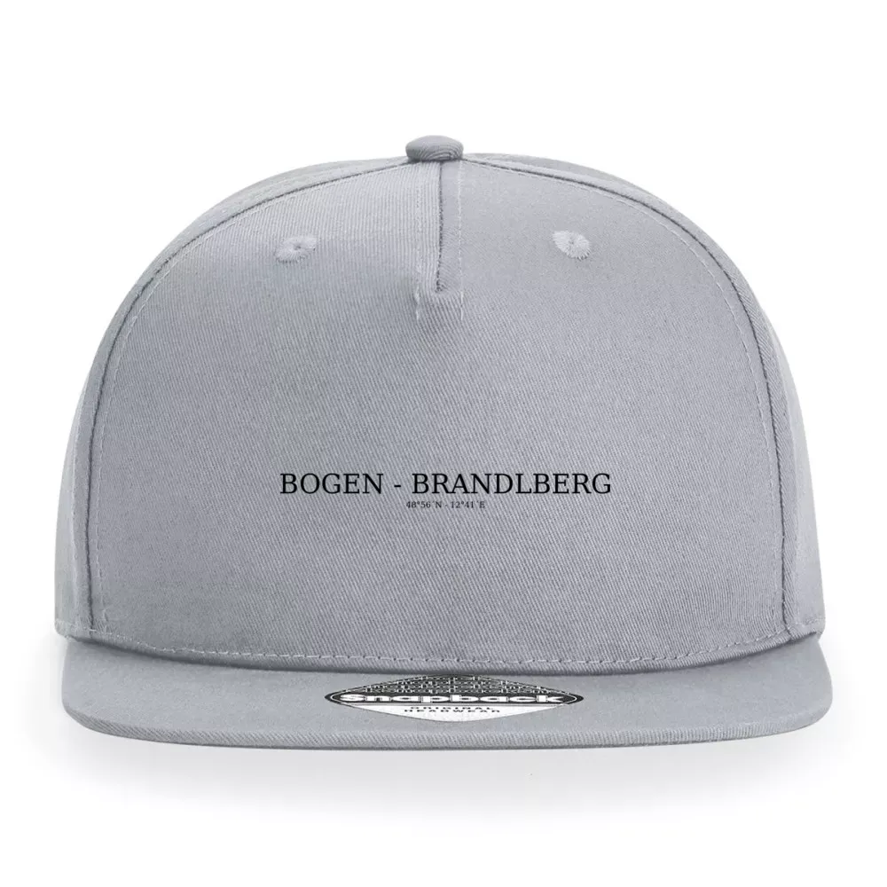  Sonstig. Cap mit Aufdruck 'Bogen - Brandlberg Koordinaten'