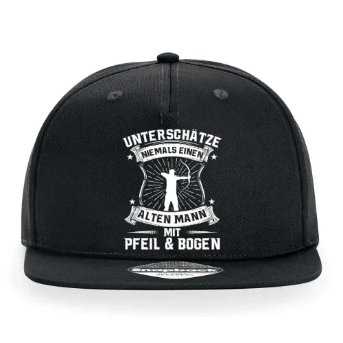 Bogenschießen Alter Mann Spruch Archer Bogensport Cap