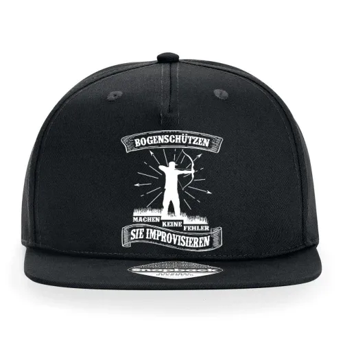 Bogenschützen Improvisieren Spruch - Archer Cap Sonstig. Snapback Rapper