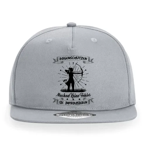 Bogenschützen Improvisieren Spruch - Archer Cap Sonstig. Snapback Rapper