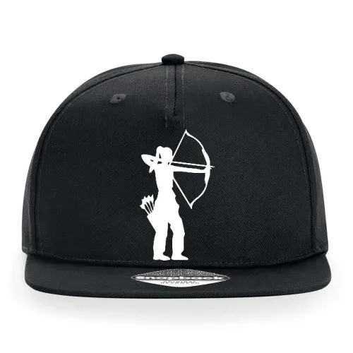 Bogenschützin mit Pfeilköcher Bogenschießen Cap Sonstig. Snapback Rapper