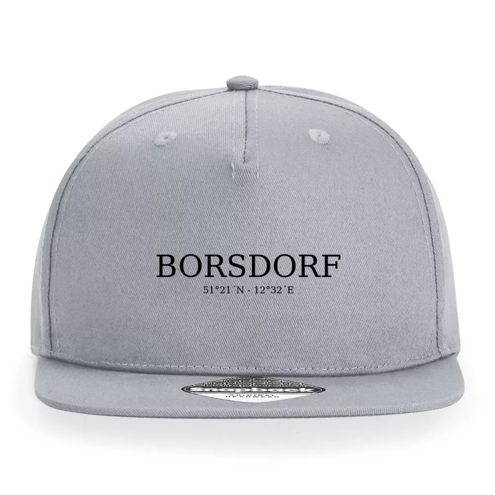  Sonstig. Cap mit Aufdruck 'Borsdorf Koordinaten'
