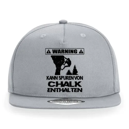 Bouldern Boulderer Magnesium Chalk Warning Cap Sonstig. Snapback Rapper