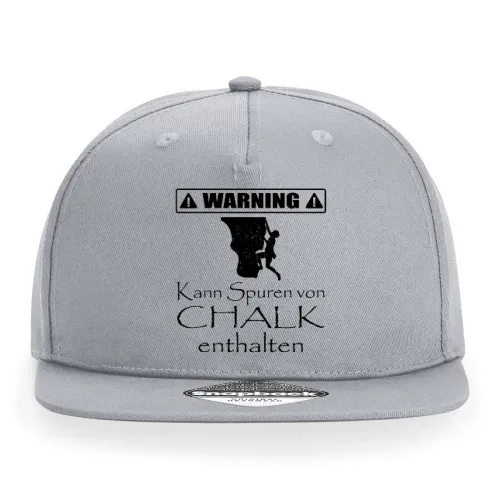 Bouldern Magnesium Chalk Warning Kletterer Spruch Sonstig. Cap Bouldern Magnesium Chalk Warning Kletterer Spruch Cap