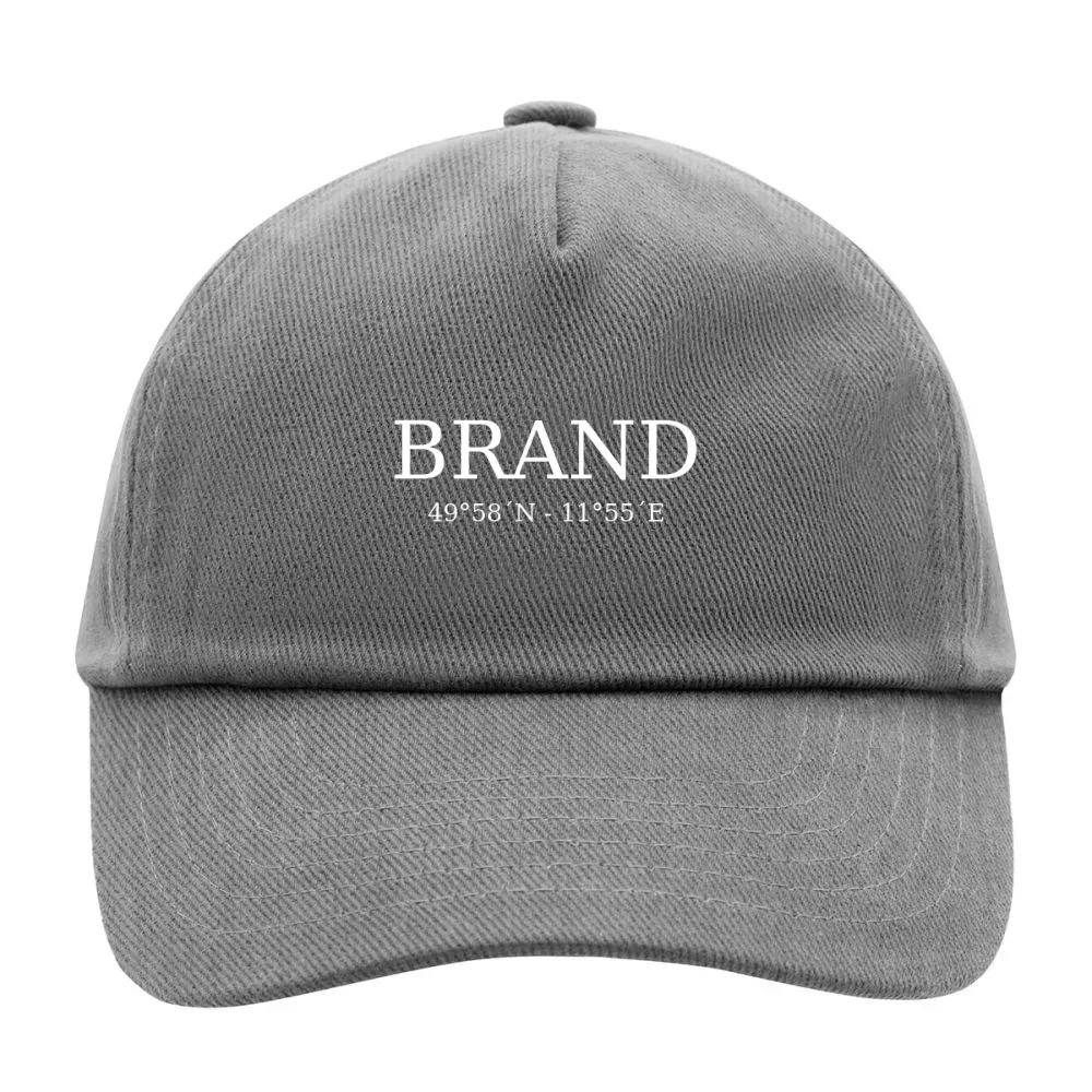  Sonstig. Cap mit Aufdruck 'Brand Koordinaten'