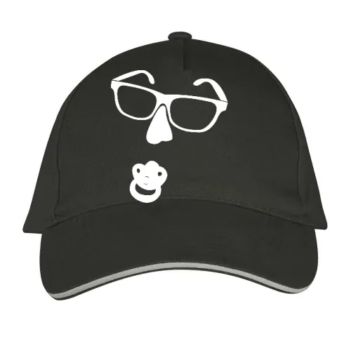 Brille mit Nase und Schnuller Cap Sonstig. Long Beach