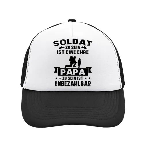 Bundeswehr Vater Ehre - Soldat Papa mit Tochter Sonstig. Cap