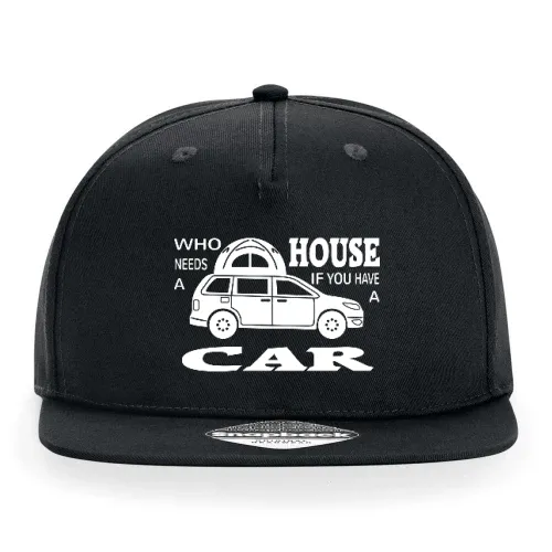 Camper Camping House Car Roof Tent - FARBE WÄHLBAR Cap Sonstig. Snapback Rapper