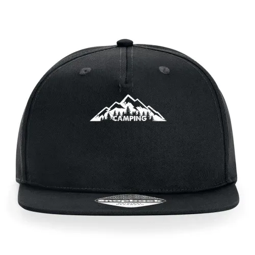 Camping Gebirge Wald T-Shirt Cap