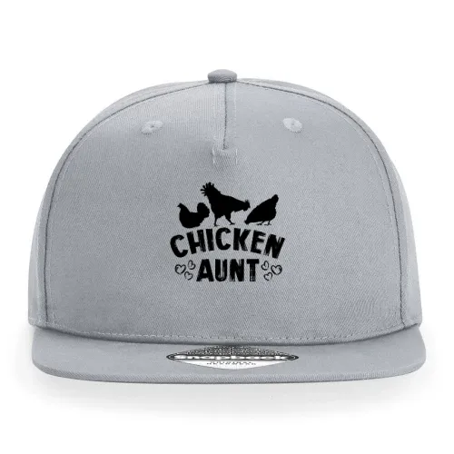 Chicken Aunt Tante mit Hühnern Bauernhof Sonstig. Cap