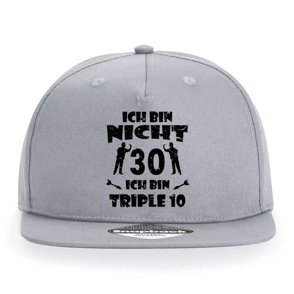  Sonstig. Cap mit Aufdruck 'Dartspieler 30 Geburtstag Triple 10 Dart Geschenk'