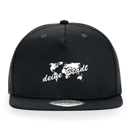 deine Stadt auf Weltkarte Cap Sonstig. Snapback Rapper