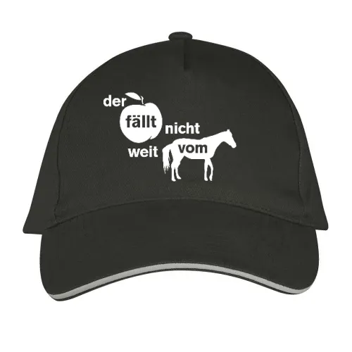 der Apfel fällt nicht weit vom Pferd Sonstig. Cap
