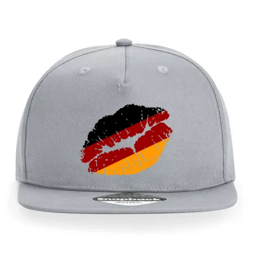 Deutschland Kussmundabdruck Cap