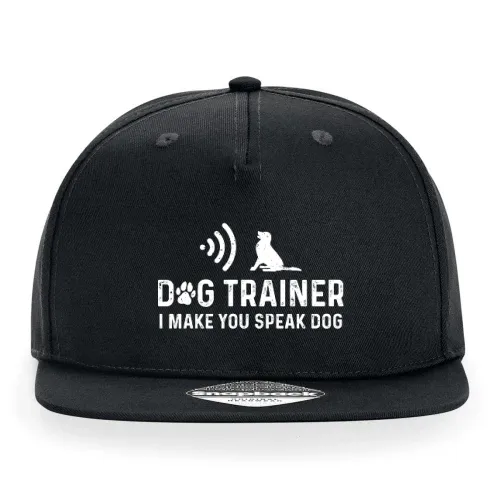 Dog Trainer I Make You Speak Dog Hundetrainer Cap Sonstig. Snapback Rapper