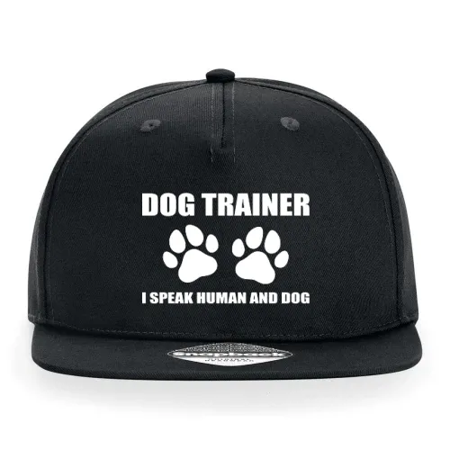 Dog Trainer I Speak Human and Dog Hundetrainer Cap Sonstig. Snapback Rapper