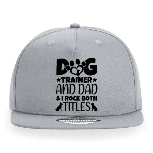 Dog Trainer und Dad Hundetrainer Hundeschule Cap Sonstig. Snapback Rapper