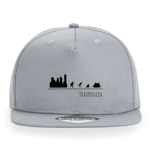 Draußensein Zelt Backpacker Outdoor Geschenk T-Shi Cap