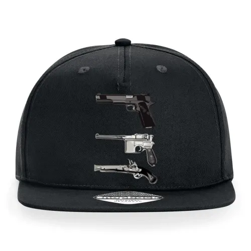 Drei Pistolen Cap Sonstig. Snapback Rapper
