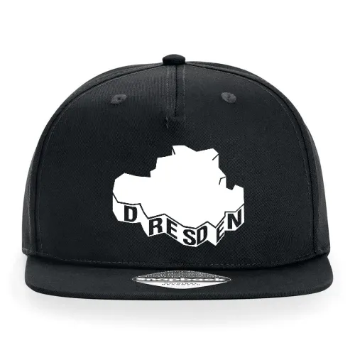 Dresden Umriss in 3D Cap Sonstig. Snapback Rapper