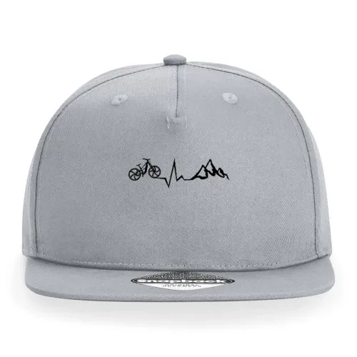 E-Bike Berge Puls Fahrradfahrer Herzschlag Ebiker Cap Sonstig. Snapback Rapper