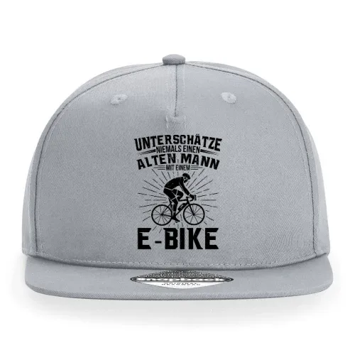 E-Bike Bike Mountainbike Fahrrad Motiv MTB Ebike Cap Sonstig. Snapback Rapper
