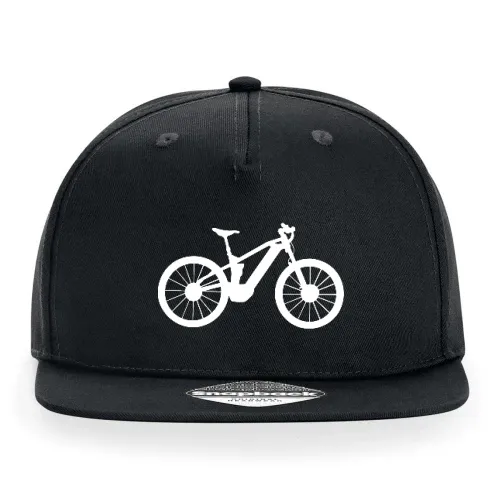 E Bike Fahrrad Radfahrer Grafik Cap Sonstig. Snapback Rapper
