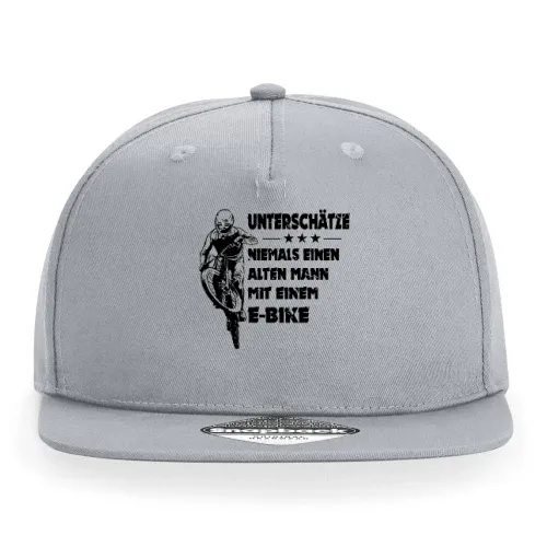Ebike Fahrrad Alter Mann Spruch Mountainbike Rente Cap Sonstig. Snapback Rapper