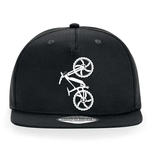 Ebike Fahrrad Vertikal Trail MTB Ebiker Radfahrer Cap Sonstig. Snapback Rapper