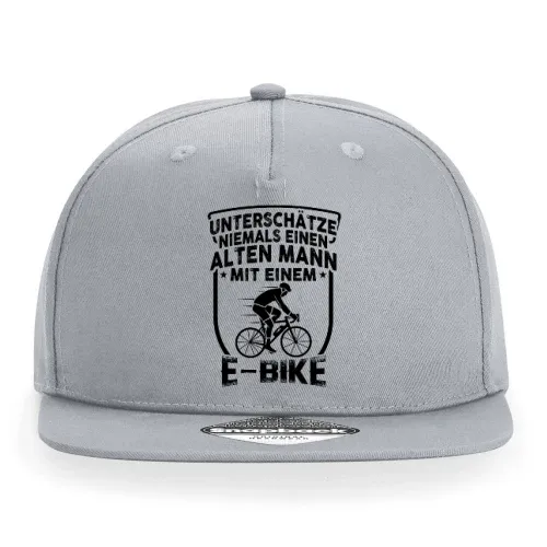 Ebike Mountainbike E-Bike Fahrrad Motiv MTB Cap Sonstig. Snapback Rapper