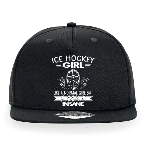 Eishockey Hockey Ice Hockey Girl Not Normal Insane Cap