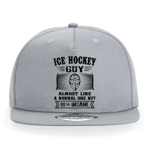 Eishockey Ice Hockey Guy Not Normal But Insane Cap Sonstig. Snapback Rapper
