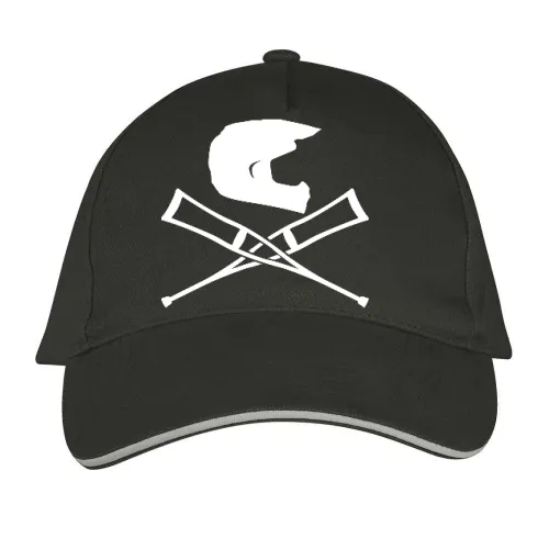Endurohelm mit Krücken Sonstig. Cap